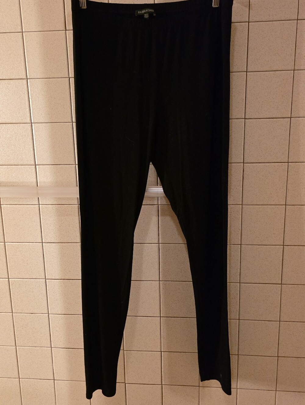 Eileen Fisher Black Classic Stretch Leggings/ Pants